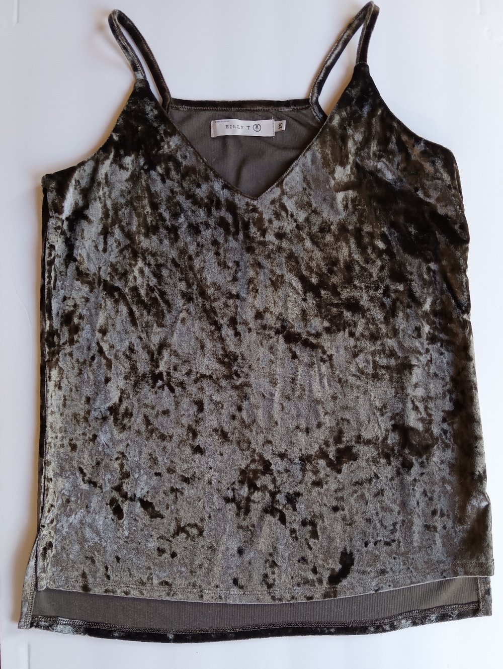 Brown Billy T Velvet Cami Size XS